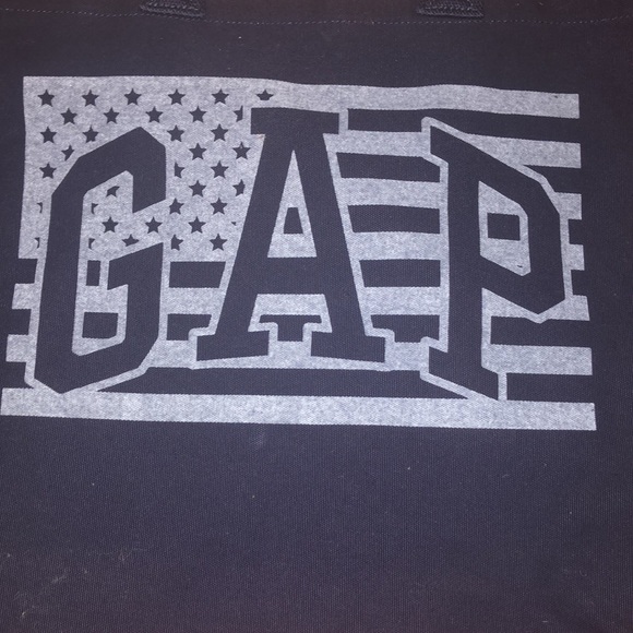 Gap NWOT EUA flag blue w white logo canvas bag “as is” - Picture 6 of 9